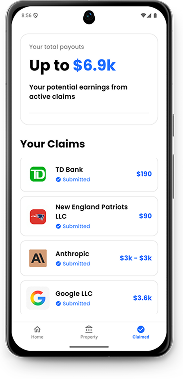 Receive Payout Screenshot